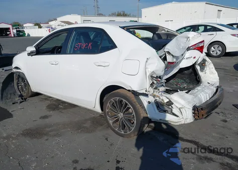 2015 Toyota Corolla S Plus из США, поврежденный, VIN 2T1BURHE0FC455169